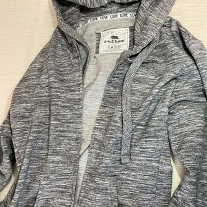 REFLEX FASHION LOVE WOMEN'S  PULLOVER HOODIE GRAY